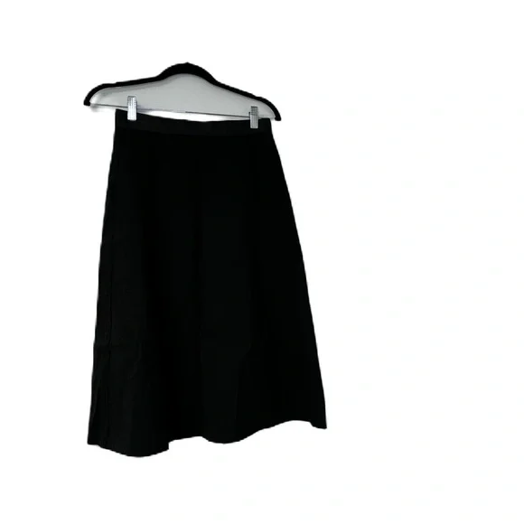 Reverse Junior Girls Sz 0 Black aline midi classic casual skirt business work - Picture 2 of 4